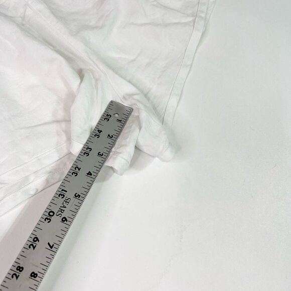 Blank NYC High Waist Linen Shorts Women's XL Elasticized Waistband Back Pockets - Picture 5 of 12